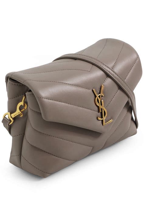 ysl loulou toy taupe|TOY LOULOU IN QUILTED LEATHER .